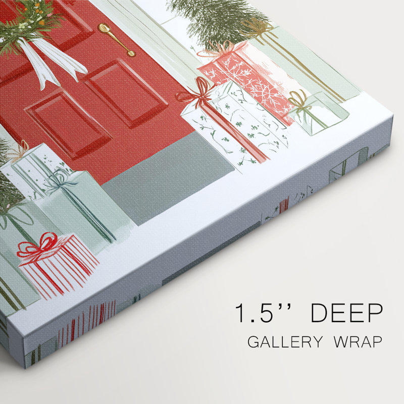 Art des Fêtes de Noël - Toile tendue avec châssis CCLX, H 18 po x l 12 po