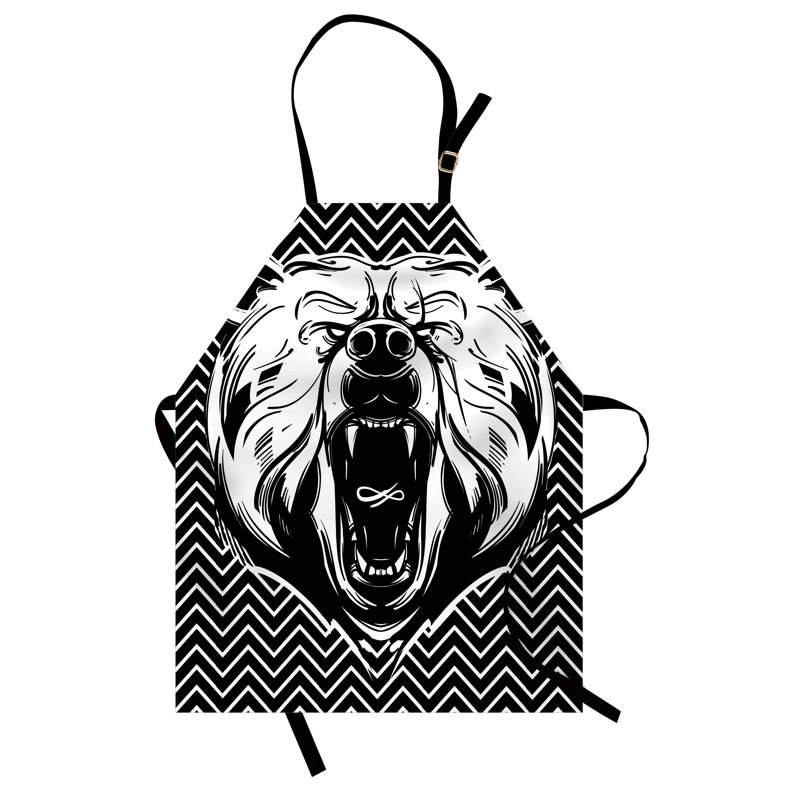 Chevron / Zig Zag Bib Apron