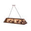 Luminaire suspendu linéaire pour table de billard 9 lumières Old Forge-124967252