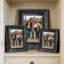 Cadre photo noir raffiné 3 pièces pour photos et décor de hall d'entrée 8 po x 10 po-1189395560-1189395561-1189395567