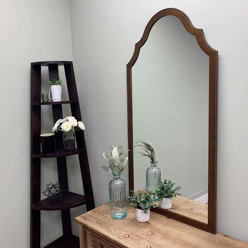Miroir pleine grandeur Couran, 47,38 po x 23,38 po, Bronze d'automne