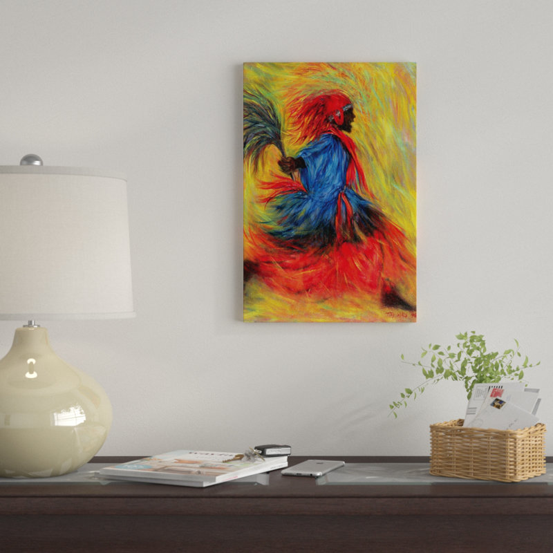 «The Dancer», reproduction sur toile, H 12 po x l 8 po x P 0,75 po, Toile tendue, Pas de tapis