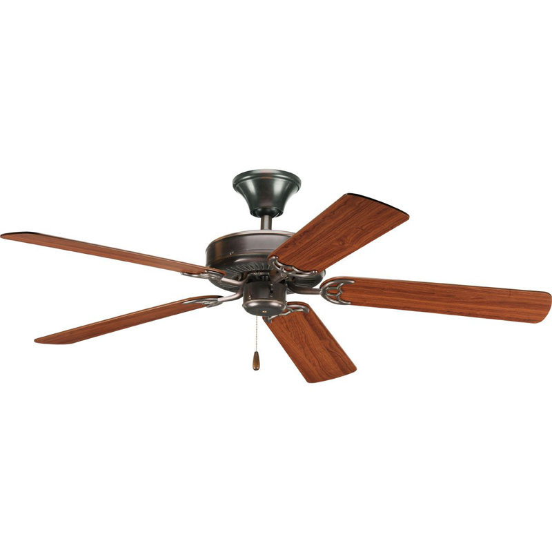 Antique Bronze 52" Reversible Blade Ceiling Fan