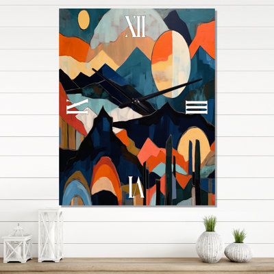 Jairee - Horloge murale Mid-Century abstraite
