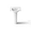 Veer™ Ceramic Pedestal Bathroom Sink with Overflow-19195676-46044463-10942335