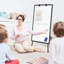 Tableau blanc effaçable à sec à hauteur réglable 36 po x 24 po-120885076