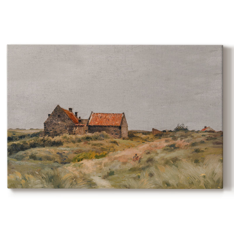 Paysage rétro - MLXX III, H 19 po x l 28 po x P 1,5 po, Toile tendue