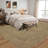 Farmhouse Scalloped Rug Washable Rug with Non Slip TRP Backing, Low Pile Non Shedding Rustic Carpet, Soft Thin Foldable Printed Mat for Living Room Bedroom-660204441-660204450