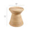 Table d'appoint ronde en rotin naturel Tavi