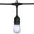 LED S14 Patio String Lights - Clear - 19.25' Black Wire - 20 Ct