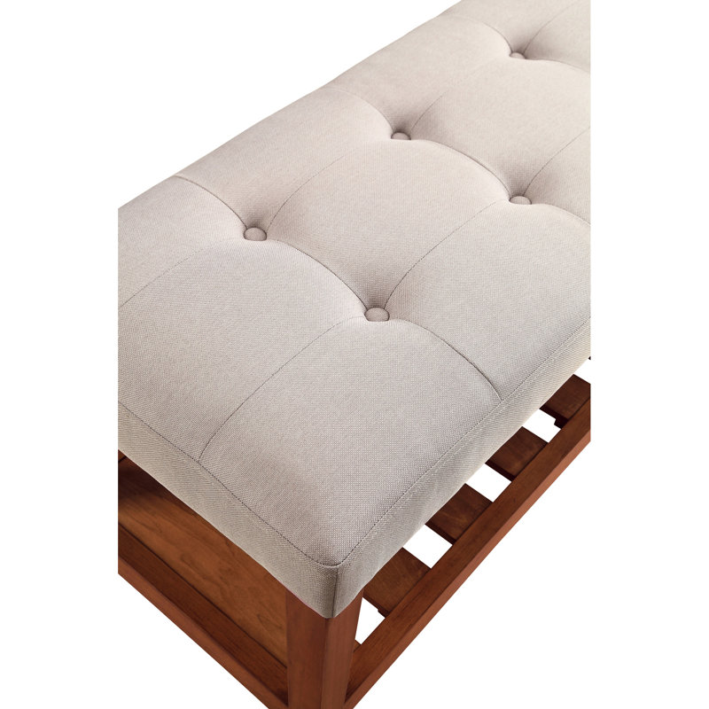 Banc rectangulaire Amolika, Grey