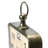 Rectangle Metal Hanging Wall Clock with Handle