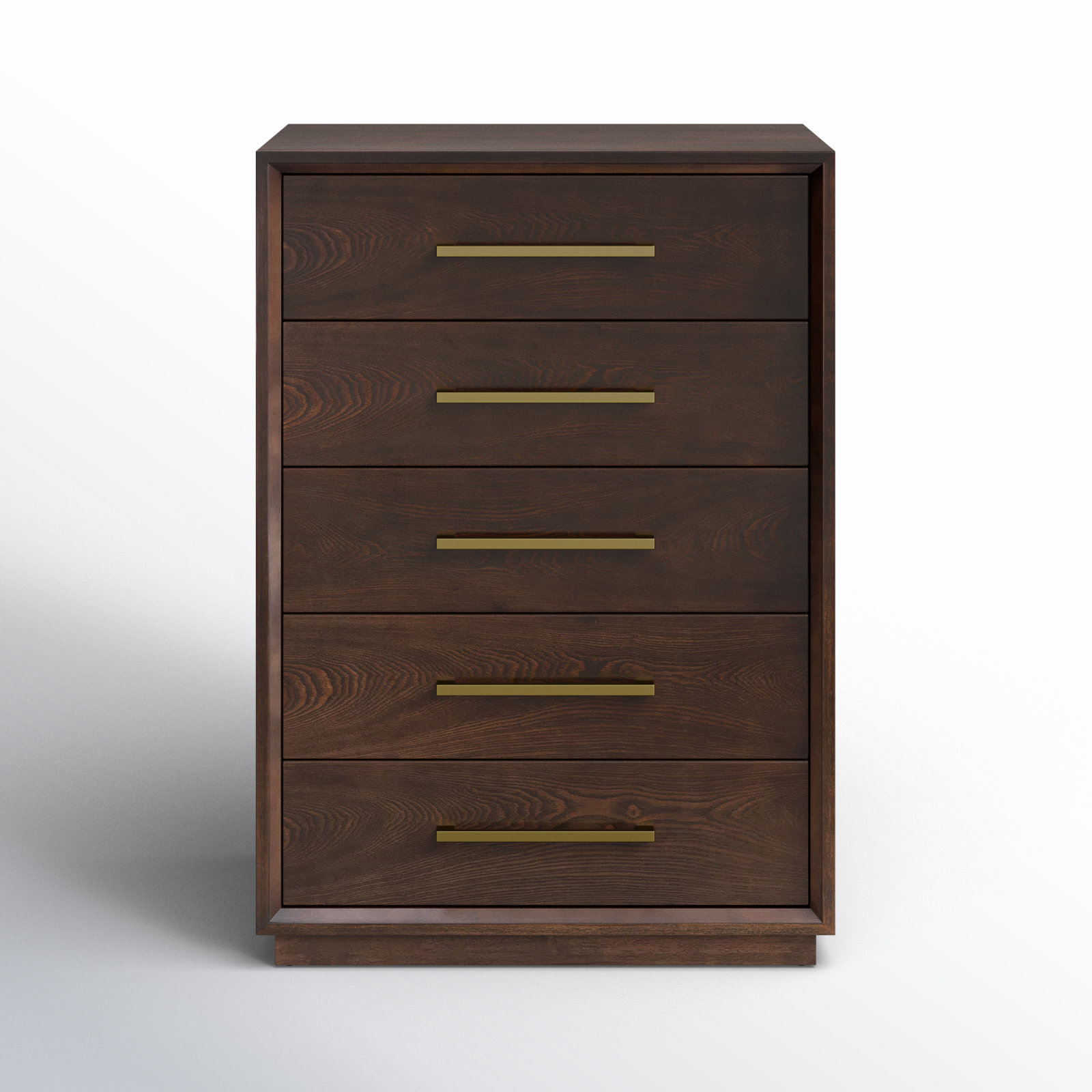 Langley 5 Drawer 35.98" W Chest, Cherry