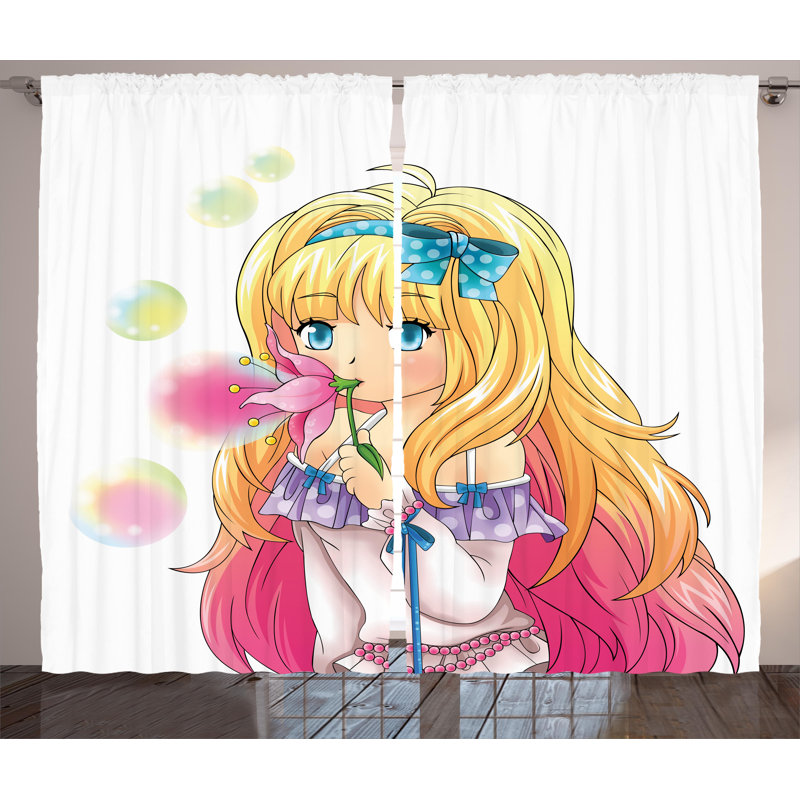 Semi Sheer Curtain Pair, 54" W x 84" L