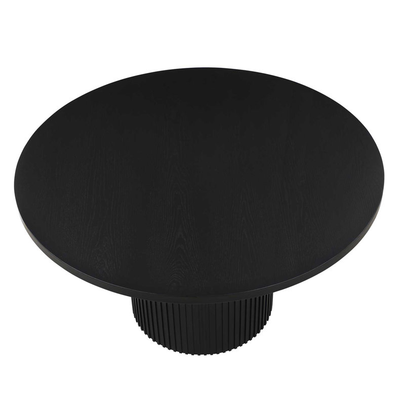 Colvin 52? Round Dining Table,, Black