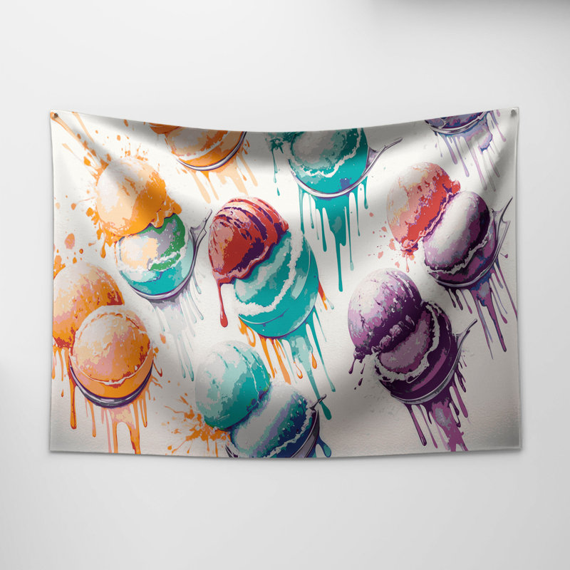 Tapisserie murale Desserts Sorbet, 68 po x 80 po