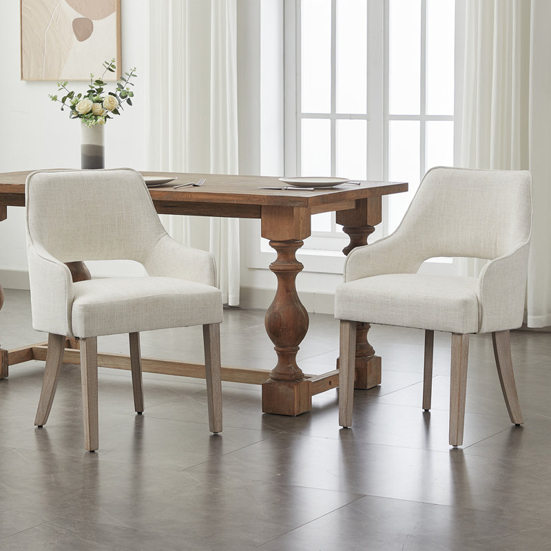 Haziqah 19.5'' H Upholstered Armchair, Beige