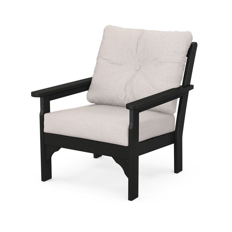 Lakeside Vineyard Deep Seating Chair, Marine Indigo, Green