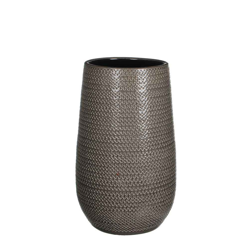 Mcadams Ceramic Floor Vase, Grey, 35'' H x 21'' W x 21'' D