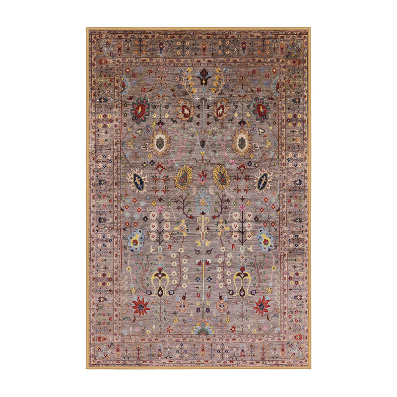 Tapis brun clair Rosati, Rectangle 3 pi x 5 pi