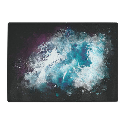 Ocean Waves in Wollongong Australia Paint Splash Chopping Board