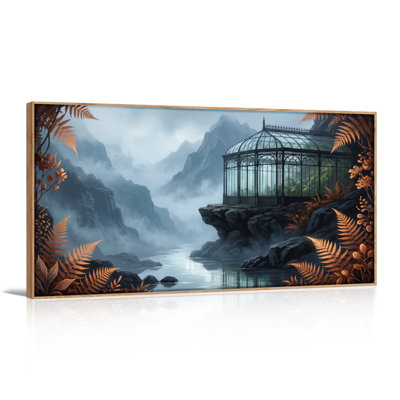 Ensemble d'une toile murale Jardin mystique