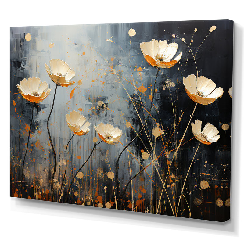 Gilded Garden Blooming Meadows I, Toile tendue, 34" H x 44" W