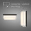 Plafonnier encastré à DEL Box Box pour une utilisation intérieure / extérieure, diffuseur carré en acrylique, 3-CCT, à intensité variable-119307567-119307562