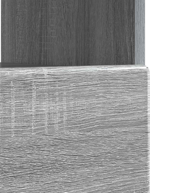 TV Stand, 43cm H x 81cm W x 35cm D, Grey Sonoma