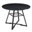 Ensemble de table ronde et de chaises de salle à manger Ameah Industrial de 47 po avec des chaises rembourrées-1697431698-1697431724-1697431726