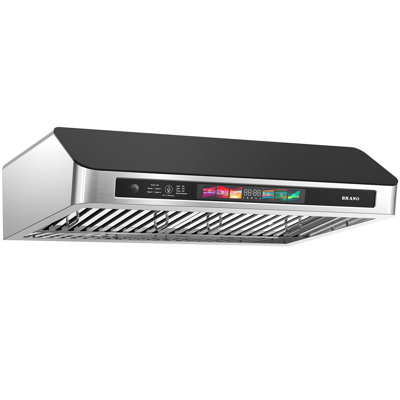 36 Inch Under Cabinet Range Hood 900 CFM, Voice/Gesture/Touch Control