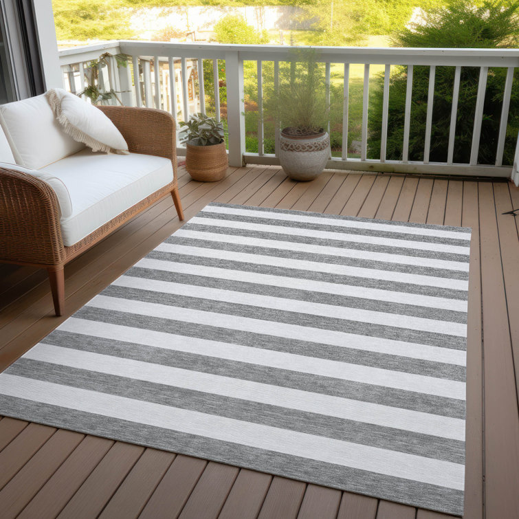 Lovell Washable Striped Indoor / Outdoor Rug