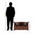 Cyril 4-Piece Storage Bench with 3 Foldable Baskets & 2 Shelve, 21.83" H X 39.82" W X 13.9" D