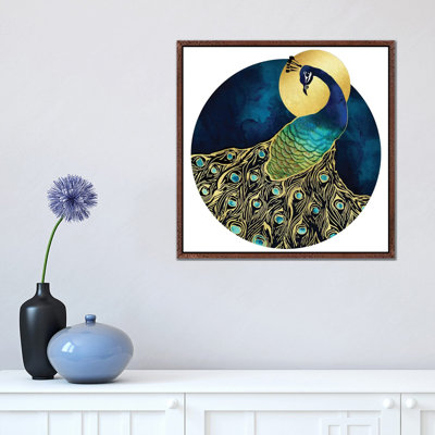 Golden Peacock - Print on Canvas