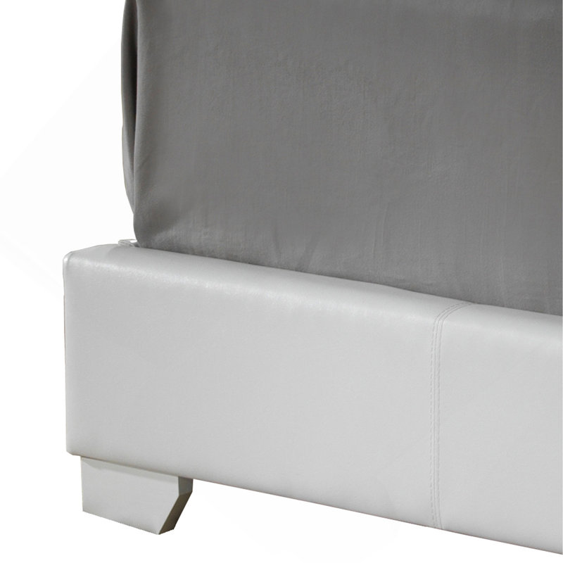 Lit décontracté pour des espaces décontractés, Lit simple, Blanc