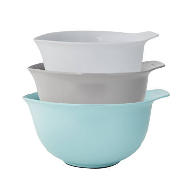 Farberware Professional Plastic Mixing Bowls, Set of 3 (Aqua Coral),1.9  liters - Yahoo Shopping