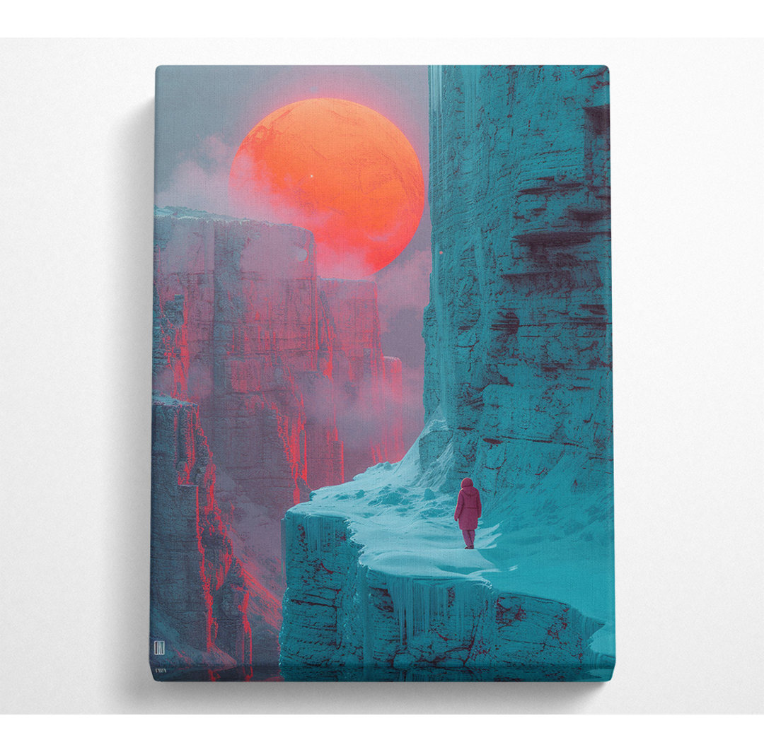 Red Sun Delight - Wrapped Canvas Art Prints