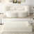 Velours côtelé beige / blanc