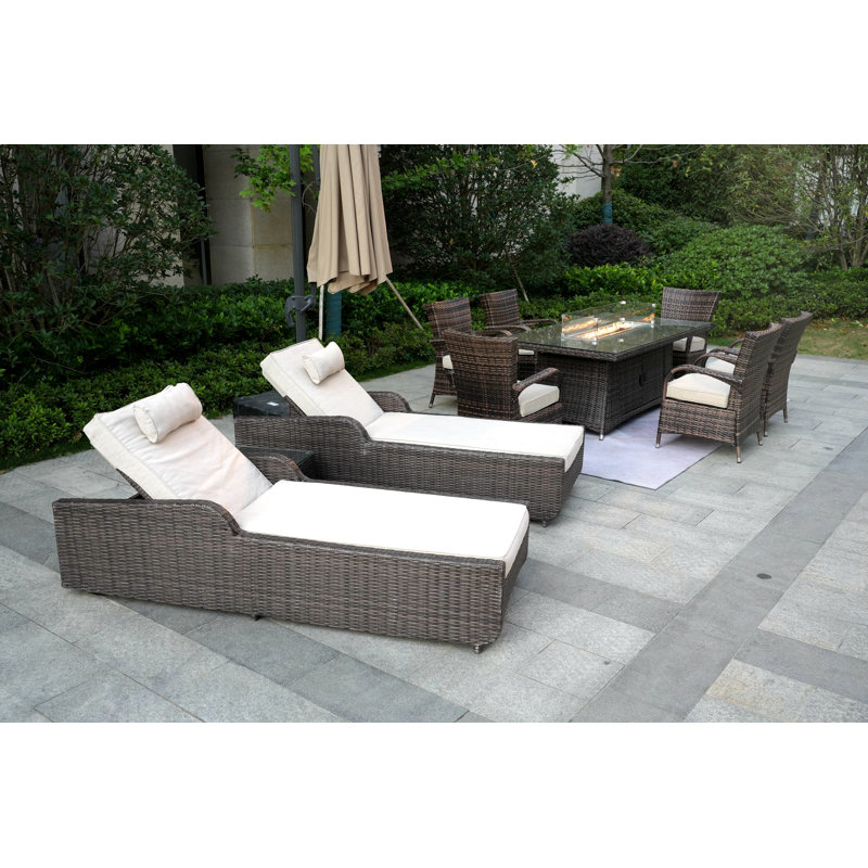 8 - Person Patio Conversation Set with Cushions