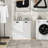 Tilt-Out Laundry Sorter Cabinet In White. Elegant & Practical Design. Removable Cloth Bags For Sorting. E1 , . Waterproof . Stable With . Assembly Required Manual. 100-Pound Load Capacity White Two