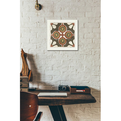 'Moroccan Tile Pattern II' by Stellar Design Studio, Acrylic Glass Wall Art