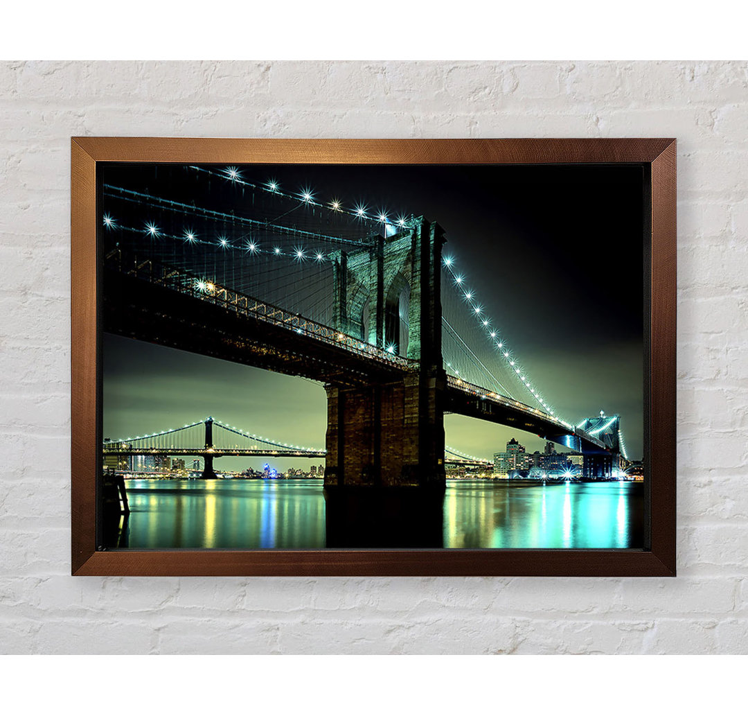 Brooklyn Bridge Nyc - Einzelner Bilderrahmen Kunstdrucke