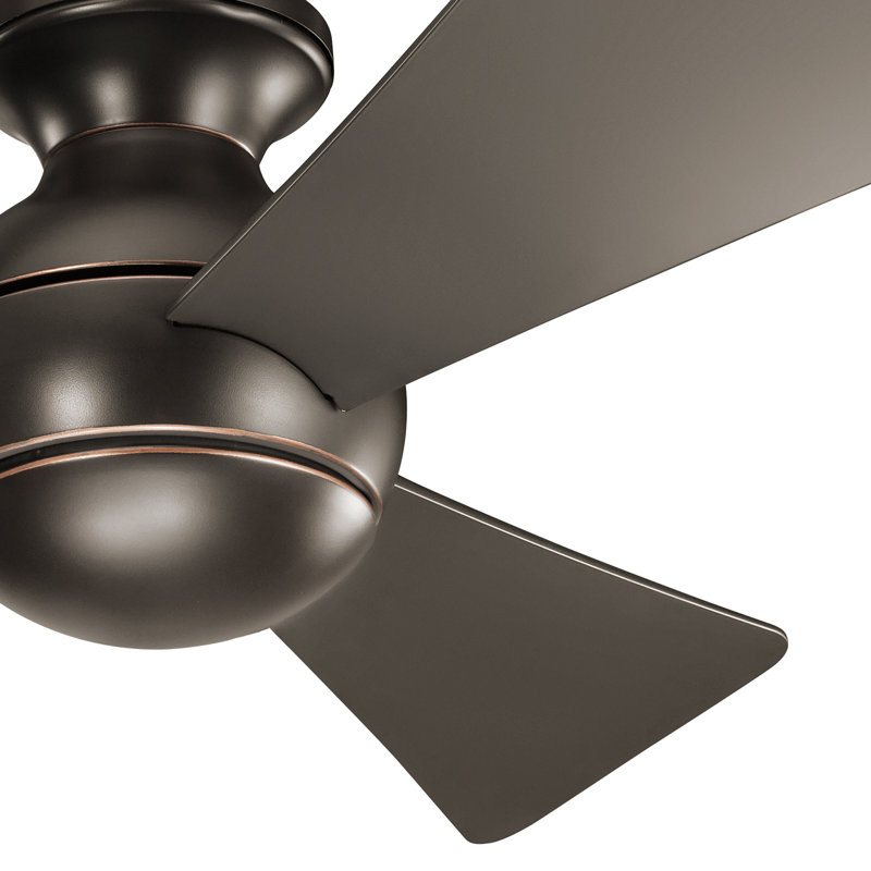 Ventilateur de plafond à DEL 44 po Sola, Bronze vieilli, 44 po