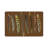 Pheasant Feathers Brown Rectangle Tabletop Set-137529897