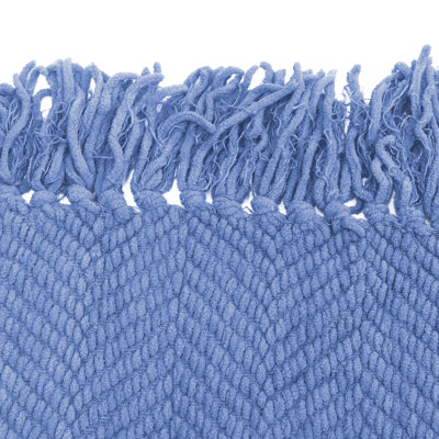 Tweed Knitted Throw Blanket