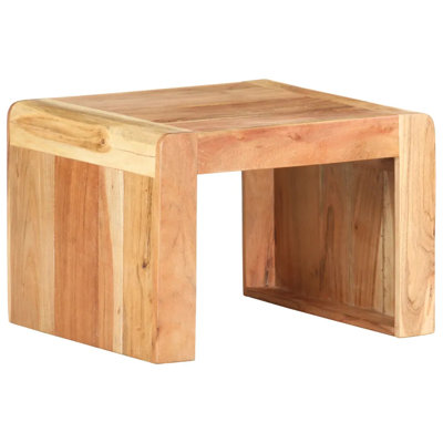 Carli Solid Wood Sled End Table