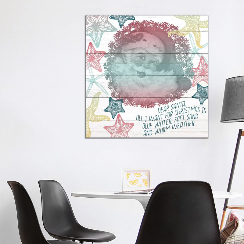 Dear Santa by Kimberly Allen - Wrapped Canvas Gallery-Wrapped Canvas Giclée, 93.98 cm H x 93.98 cm W
