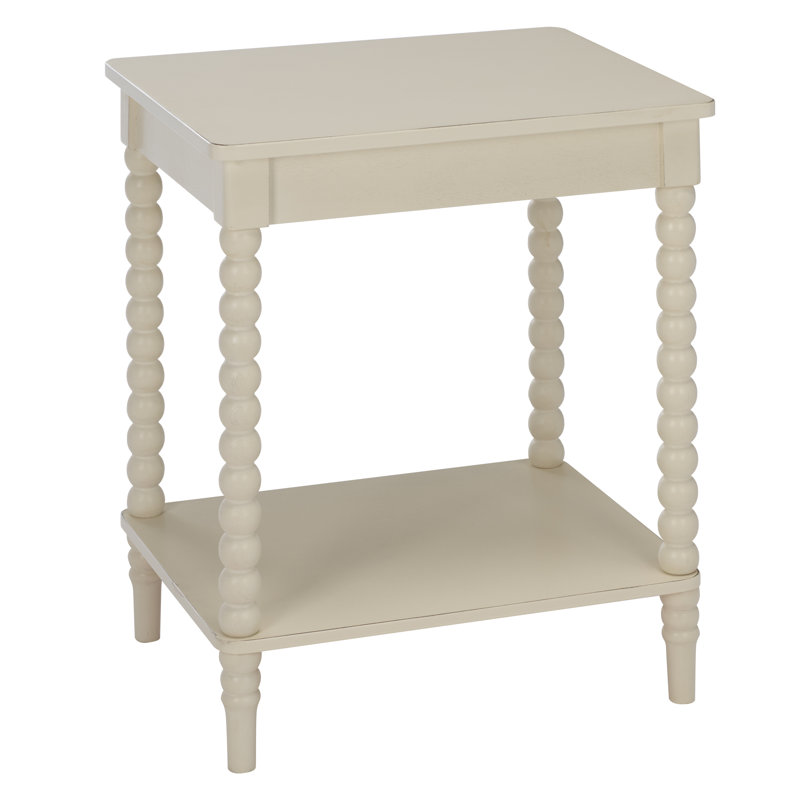 Netter Side Table, Distressed White