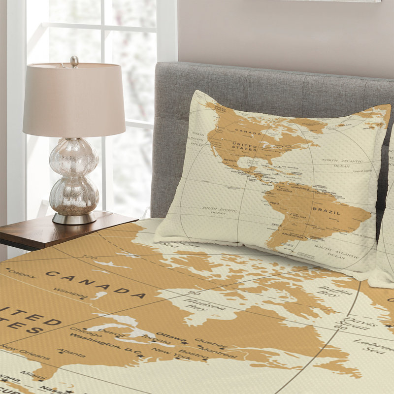 Eclectic Polyester Coverlet