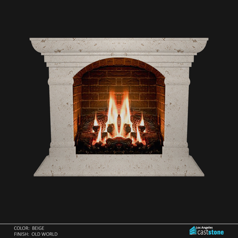Pourtour de cheminée Perkin Arch, Beige de l'Ancien Monde